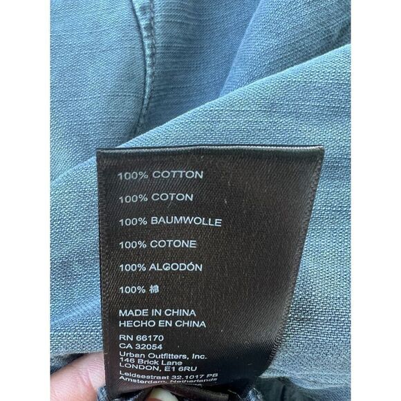 Free Peoples Denim women Jacket blue oversize Urban relaxed Outfitters XS - Picture 2 of 10